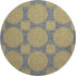 9' X 12' Gold And Gray Geometric Washable Area Rug With UV Protection