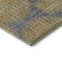 9' X 12' Gold And Gray Geometric Washable Area Rug With UV Protection