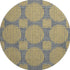 9' X 12' Gold And Gray Geometric Washable Area Rug With UV Protection