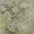 5' X 8' Green And Beige Tribal Washable Area Rug With UV Protection