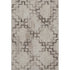 5' X 8' Coffee And Ivory Tribal Washable Area Rug With UV Protection