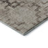 5' X 8' Coffee And Ivory Tribal Washable Area Rug With UV Protection