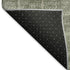 8' X 10' Olive Green And Ivory Floral Medallion Washable Area Rug With UV Protection
