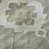 8' X 10' Olive Green And Ivory Floral Medallion Washable Area Rug With UV Protection
