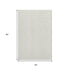 5' X 8' Linen And Ivory Houndstooth Washable Area Rug With UV Protection