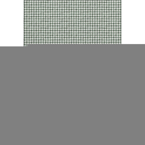 8' X 10' Green And White Houndstooth Washable Area Rug With UV Protection
