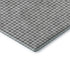 8' X 10' Gray And Ivory Houndstooth Washable Area Rug With UV Protection