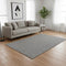 5' X 8' Black And White Houndstooth Washable Area Rug With UV Protection