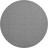 8' Black And White Houndstooth Washable Round Rug With UV Protection