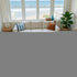 8' X 10' Taupe And Ivory Striped Washable Area Rug With UV Protection