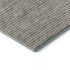 8' X 10' Taupe And Ivory Striped Washable Area Rug With UV Protection