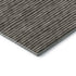 9' X 12' Chocolate And Ivory Striped Washable Area Rug With UV Protection