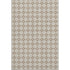 5' X 8' Taupe And Beige Geometric Washable Area Rug With UV Protection
