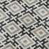 5' X 8' Black And Ivory Geometric Washable Area Rug With UV Protection