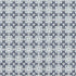 5' X 8' Navy Blue And Ivory Geometric Washable Area Rug With UV Protection
