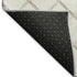 8' X 10' Ivory And Taupe Geometric Washable Area Rug With UV Protection