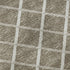 8' Taupe And Ivory Geometric Washable Round Rug With UV Protection