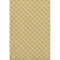 5' X 8' Gold And Ivory Geometric Washable Area Rug With UV Protection