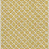 5' X 8' Gold And Ivory Geometric Washable Area Rug With UV Protection