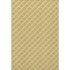 5' X 8' Gold And Ivory Geometric Washable Area Rug With UV Protection