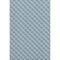 5' X 8' Sky Blue And Ivory Geometric Washable Area Rug With UV Protection