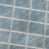 5' X 8' Sky Blue And Ivory Geometric Washable Area Rug With UV Protection