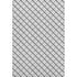 8' X 10' Gray And Black Geometric Washable Area Rug With UV Protection