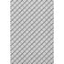 8' X 10' Gray And Black Geometric Washable Area Rug With UV Protection