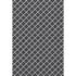 5' X 8' Black And Ivory Geometric Washable Area Rug With UV Protection