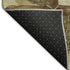 5' X 8' Brown Beige And Rust Animal Print Washable Area Rug With UV Protection