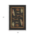 5' X 8' Midnight Brown And Rust Nautical Washable Area Rug With UV Protection