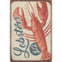 5' X 8' Beige Salmon And Brown Nautical Washable Area Rug With UV Protection