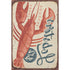 5' X 8' Beige Salmon And Brown Nautical Washable Area Rug With UV Protection