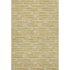5' X 8' Gold And Ivory Nautical Washable Area Rug With UV Protection