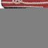 5' X 8' Red And Ivory Nautical Washable Area Rug With UV Protection