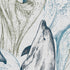 5' X 8' Ivory Denim Blue And Taupe Nautical Washable Area Rug With UV Protection