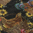 5' X 8' Midnight Yellow And Brown Animal Print Washable Area Rug With UV Protection