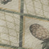 5' X 8' Beige Gold And Gray Botanical Leaves Washable Area Rug With UV Protection