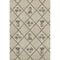 8' X 10' Beige Gold And Gray Botanical Leaves Washable Area Rug With UV Protection