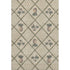 8' X 10' Beige Gold And Gray Botanical Leaves Washable Area Rug With UV Protection