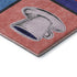 9' X 12' Blue Orange And Red Geometric Washable Area Rug With UV Protection