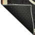 5' X 8' Midnight Red And Ivory Geometric Washable Area Rug With UV Protection