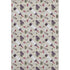 8' X 10' Ivory Purple And Green Geometric Washable Area Rug With UV Protection