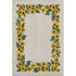 8' X 10' Yellow Green And Ivory Geometric Washable Area Rug With UV Protection