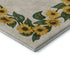 8' X 10' Yellow Green And Ivory Geometric Washable Area Rug With UV Protection