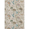 8' X 10' Beige Blue And Peach Geometric Washable Area Rug With UV Protection