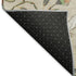 9' X 12' Beige Blue And Peach Geometric Washable Area Rug With UV Protection