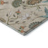 9' X 12' Beige Blue And Peach Geometric Washable Area Rug With UV Protection