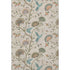 9' X 12' Beige Blue And Peach Geometric Washable Area Rug With UV Protection