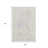 9' X 12' Gray And Ivory Geometric Washable Area Rug With UV Protection